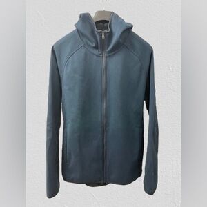 Uniqlo HeatTech Winterized Blue Hoodie